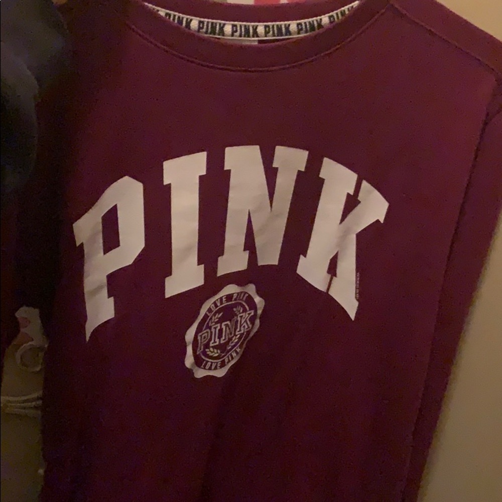 pink sweater